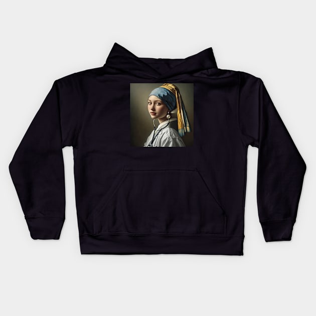 Healing Pearl: Doctors' Day Tribute Kids Hoodie by Edd Paint Something